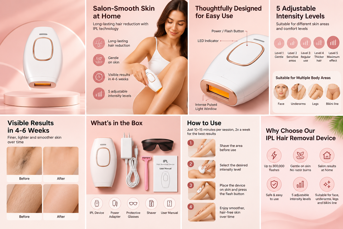IPL Hair Removal Device